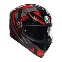 AGV K5 S Hurricane 2.0 Motorcycle Helmet Black/Red  XL