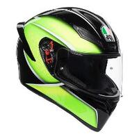 Agv K1 Qualify Motorcycles Helmet - Black/Lime