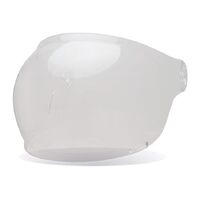 Bell Bullitt Bubble Face Shield Helmet Visor - Clear/Black Tab
