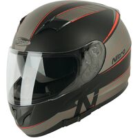 Nitro N2300 Axiom DVS Motorcycle Helmet  Satin Black/Green/Red Small