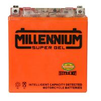 Millennium YB7L-BS Super Igel Powervolt Motorcycle Battery 12V Sealed (YBL-B)