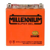 Millennium YT7B-4 Super IGEL  Powervolt Motorcycle Battery 12V Sealed (YT7B-BS)