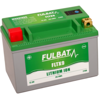 Fulbat FLTX9 LITHIUMION Powervolt Motorcycle Battery 12V Sealed