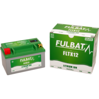 Fulbat FLTX12 LITHIUMION Powervolt Motorcycle Battery 12V Sealed