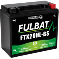 Fulbat FTX20HLBS GEL Powervolt Motorcycle Battery 12V Sealed