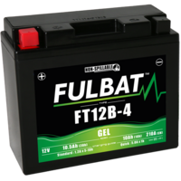 Fulbat FT12B4 GEL Powervolt Motorcycle Battery 12V Sealed