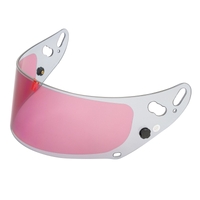 Arai GP-7 Series Anti-Fog Shield Motorcycle Helmet Visor - Clear + Pink