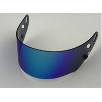 Arai GP-7 Mirrorised Blue Shield Motorcycle Helmet Visor - Light Tint