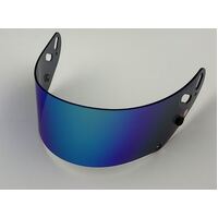 Arai GP-7 Mirrorised Blue Shield Motorcycle Helmet Visor - Med Tint