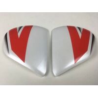 Arai RX-7V Replacement Motorcycle Helmet Side-Pods Set - Nakano