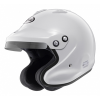 Arai GP-J3 SA2020 Open Face with M6 Motorcycle Helmet Size: L - White
