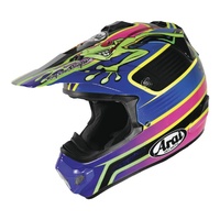 New Arai VX Pro 4 Barcia Frog Motorcycle Helmet Blue-Pink-Green
