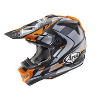 New Arai VX Pro 4 Motorcycle Helmet Bogle Black Orange