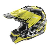 Arai VX-Pro 4 Scoop Motorcycle VENT GRILL Off-Road Helmet - Yellow/Black