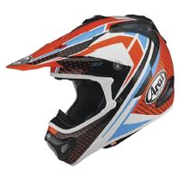 Arai Corsair RX-7V Haga GP Motorcycle Helmet - Black/Red/White
