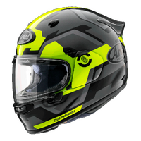 Arai Quantic Ventilation Full Face Motorcycle Helmet -Face Fluro Yellow 