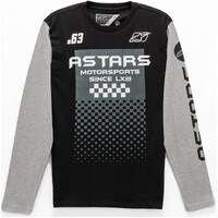 Alpinestar Tachen Long Sleeve T-Shirt Black Heather Grey 
