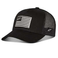 Alpinestar Flag Snapback Hat Black Black Os