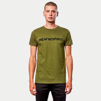 Alpinestar Linear Wordmark T-Shirt Military Black 