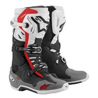 Alpinestar Tech 10 Motorcycle Boots (My20) Supervented Black White Grey Red 