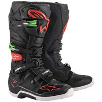 Alpinestar Tech 7 (My14) Motorcycle Boots - Black/Red/Green 