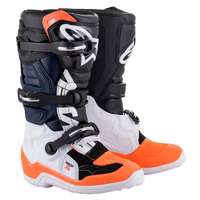 Alpinestars Youth Tech 7S Motocross Boots - Black/White/Orange