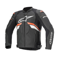 Alpinestars GP Plus R V3 Air Motorcycle Leather Jacket - Black/Fluro Red/White