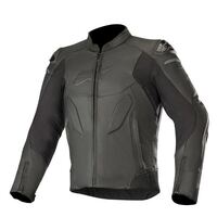 Alpinestars Caliber Motorcycle Leather Jacket - Black