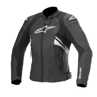 Alpinestars Women Gp Plus R V3 Air Leather Jacket Black White /48 Xl 181-185Cm