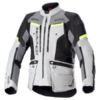 Alpinestars Bogota Pro Drystar Jacket - Grey/Grey/Fluo Yellow