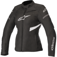 Alpinestars Lady Stella T-Kira Waterproof Motorcycle Jacket Small/56 - Black/White
