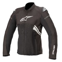 Alpinestars Women's T-GP Plus R V3 Air Motorcycle Jacket - Black/White