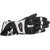 Alpinestar Supertech Leather Gloves - Black/White  