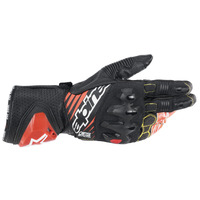 Alpinestar Gp Tech V2 Gloves Black White Red Fluro (1231)