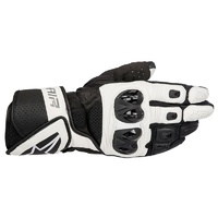 Alpinestars SP Air 2016 Motorcycle Gloves - Black/White -Size:58