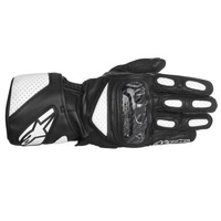 Alpinestar 2014 SP-2 Leather Gloves - Black/White  