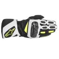 Alpinestar 2014 SP-2 Leather Gloves - Black/White/Yellow  