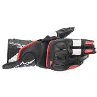 Alpinestars SP2 V3 Leather Motorcycle Gloves - Black/White/Red