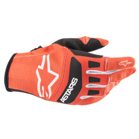 Alpinestars 2022 Techstar Motorcycle Gloves - Orange Black