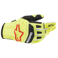 Alpinestars 2022 Techstar Motorcycle Gloves 2X-Large/64 - Yellow Fluro Black