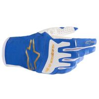 Alpinestars 2023 Techstar Gloves - Ucla Blue/Rushed Gold