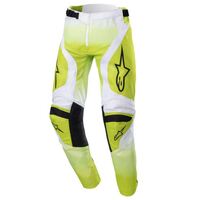 Alpinestars 2023 Youth Racer Push Pants - Yellow Fluo/White