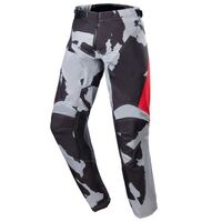 Alpinestars 2023 Youth Racer Tactical Pants - Cast Gray Camo/Mars Red