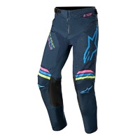 Alpinestars 2020 Youth Racer Braap Pants 22 - Navy/Aqua/Pink