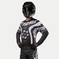 Alpinestar 2024 Racer Hana Motorcycle Jersey Black White / 58 (M)