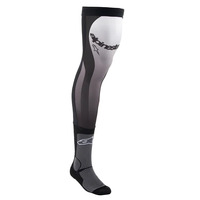 Alpinestar Motorcycle Knee Brace Socks Black White / 6-9