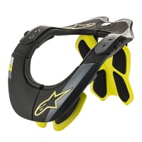 Alpinestars Bns Tech-2 Motocross Neck Brace - Black/Fluro Yellow