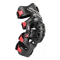 Alpinestars Bionic-10 Carbon Motocross Knee Brace Right - Black/Red
