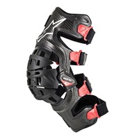 Alpinestars Bionic-10 Carbon Motocross Knee Brace Left - Black/Red