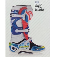Alpinestars 14 Tech 10 Graphic Decal Boot Kits 7-10 - Blue/Cyan/Yellow